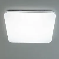 Светильник потолочный LED с пультом Симпла CL714K900G Citilux белый 1 лампа, основание белое в стиле современный квадраты