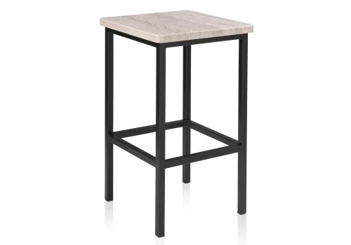 Барный стул Лофт филадельфия грей / черный матовый 432937 Woodville, серый/, ножки/металл/чёрный, размеры - ****340*340