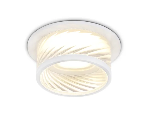 Светильник точечный TN1251 Ambrella light белый 1 лампа, основание белое в стиле хай-тек современный 