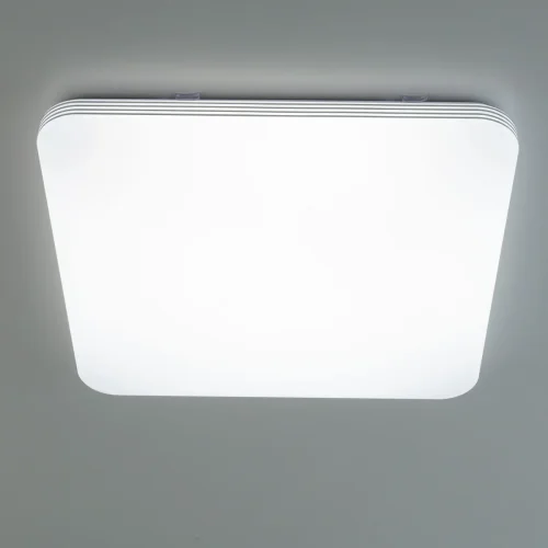 Светильник потолочный LED с пультом Симпла CL714K900G Citilux белый 1 лампа, основание белое в стиле современный квадраты