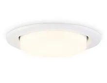 Светильник точечный G10101 Ambrella light белый 1 лампа, основание белое в стиле хай-тек современный 