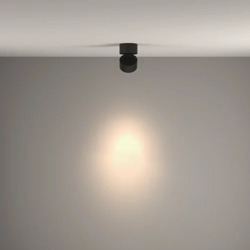 Светильник накладной LED Yin C084CL-15W4K-B Maytoni чёрный на 1 лампу, основание чёрное в стиле современный круглый фото 12