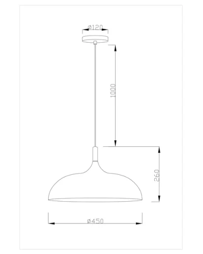 Светильник подвесной Hygo V1330-P Moderli белый 1 лампа, основание белое в стиле скандинавский  фото 4