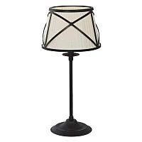Настольная лампа TORINO L57731.88 L'ARTE LUCE бежевая 1 лампа, основание чёрное металл в стиле классический 