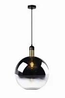 Светильник подвесной Julius 34438/40/65 Lucide серый прозрачный 1 лампа, основание чёрное в стиле современный 