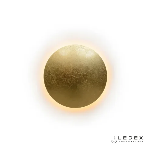 Бра LED Lunar ZD8102-12W Gold iLedex золотой на 1 лампа, основание золотое в стиле современный хай-тек  фото 3