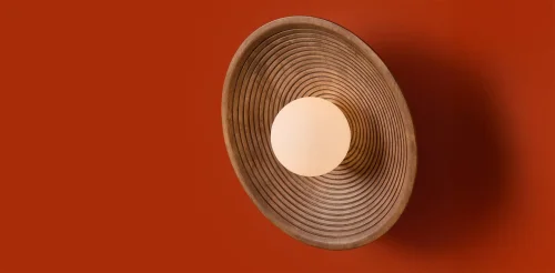 Бра Albero FR5589WL-01T1 Freya белый коричневый на 1 лампу, основание латунь в стиле современный кантри фото 6