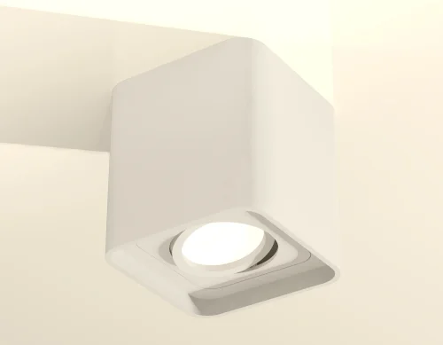 Светильник накладной Techno Spot XS XS7840010 Ambrella light белый 1 лампа, основание белое в стиле хай-тек современный квадратный фото 3