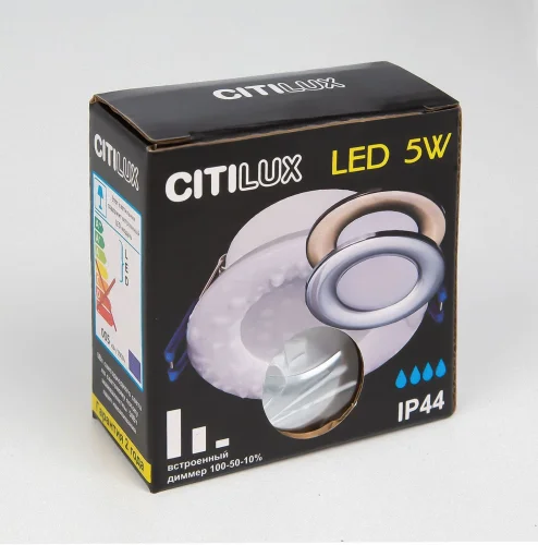 Светильник точечный LED Акви CLD008013 Citilux бронзовый 1 лампа, основание бронзовое в стиле современный  фото 4