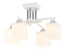 Люстра потолочная TR303041 Ambrella light белая на 4 лампы, основание белое в стиле классический 
