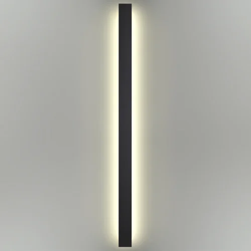 Бра LED Fibi 4379/36WL Odeon Light чёрный на 1 лампа, основание чёрное в стиле хай-тек отражённый свет