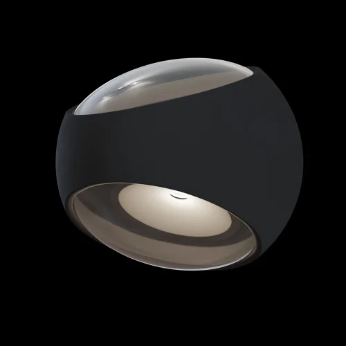 Настенный светильник LED Stream O032WL-L6B3K Maytoni уличный IP54 чёрный 1 лампа, плафон чёрный в стиле современный LED фото 4