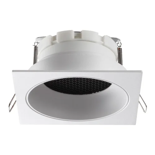 Светильник точечный Gemini 371005 Novotech белый на 1 лампу, основание белое в стиле современный хай-тек квадратный фото 7