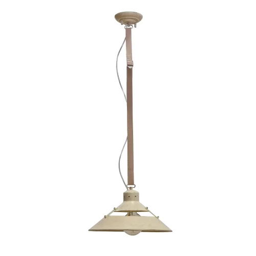 Светильник подвесной лофт INDUSTRIAL 5431 Mantra бежевый 1 лампа, основание коричневое бежевое в стиле лофт  фото 2