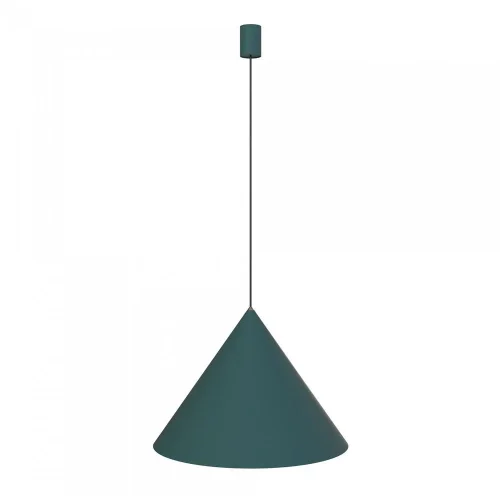 Светильник подвесной Zenith L 8007-NW Nowodvorski зелёный синий на 1 лампу, основание зелёное в стиле лофт 