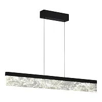 Светильник подвесной LED Splendid SL6234.403.36 ST-Luce серый прозрачный на 1 лампу, основание чёрное в стиле хай-тек 