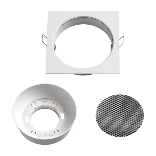 Светильник точечный Gemini 371005 Novotech белый на 1 лампу, основание белое в стиле современный хай-тек квадратный фото 5