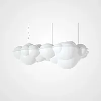 Светильник подвесной Nuvola D30 155011-60 ImperiumLoft белый на 6 ламп, основание белое в стиле современный скандинавский 