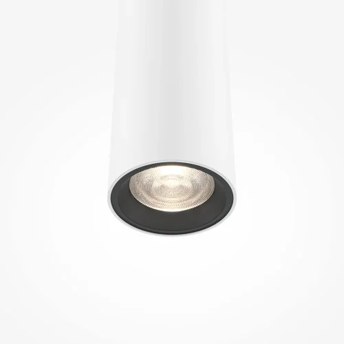 Светильник подвесной LED Pro Base MOD159PL-L6WK Maytoni белый 1 лампа, основание белое в стиле современный минимализм трубочки фото 2