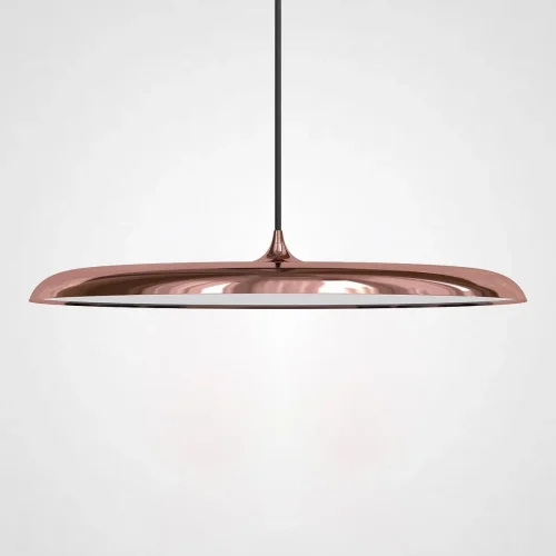 Светильник подвесной Nordlux Artist Pendant D40 Copper 189854-26 ImperiumLoft белый на 1 лампу, основание медь в стиле современный 