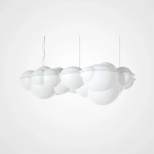 Светильник подвесной Nuvola D30 155011-60 ImperiumLoft белый на 6 ламп, основание белое в стиле современный скандинавский Светильник подвесной Nuvola D30 155011-60 ImperiumLoft белый на 6 ламп, основание белое в стиле современный скандинавский