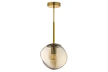 Светильник подвесной Daone E 1.P1 C Arti Lampadari бежевый 1 лампа, основание золотое в стиле лофт кантри 
