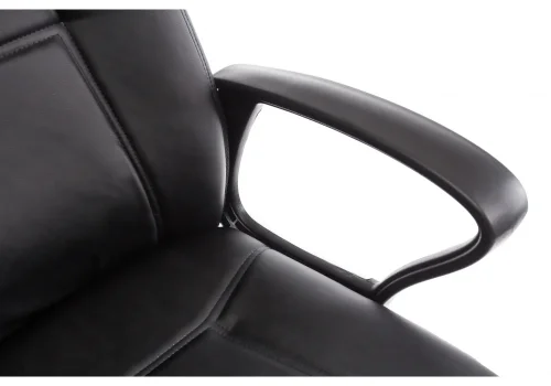 Компьютерное кресло Blanes черное 1733 Woodville, чёрный/искусственная кожа, ножки//, размеры - *1190***630*640 фото 7