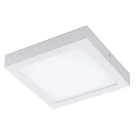Светильник накладной LED FUEVA-C 96672 Eglo белый на 1 лампу, основание белое в стиле современный квадратный