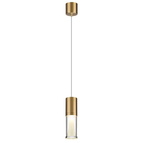 Светильник подвесной Defance 7144/4L Odeon Light прозрачный на 1 лампу, основание бронзовое в стиле классический современный трубочки фото 3 Светильник подвесной Defance 7144/4L Odeon Light прозрачный на 1 лампу, основание бронзовое в стиле классический современный трубочки фото 3