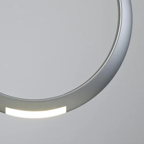 Светильник подвесной LED RING 6172 Mantra серебряный 1 лампа, основание серебряное в стиле хай-тек  фото 4