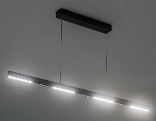 Светильник подвесной LED FL5832 Ambrella light чёрный 1 лампа, основание чёрное в стиле модерн хай-тек  фото 2