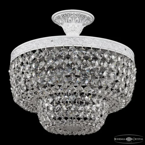 Люстра потолочная AL19101/35OL WMN Bohemia Ivele Crystal без плафона на 4 лампы, основание серое белое в стиле классический r