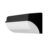Настенный светильник уличный LED Ferro A2920AL-1BK Arte Lamp уличный IP65 чёрный на 1 лампу, плафон белый в стиле современный LED