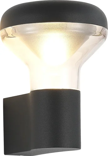 Настенный светильник LED уличный Drop SL9541.701.01 ST-Luce уличный IP54 серый на 1 лампу, плафон прозрачный в стиле хай-тек современный LED