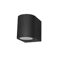 Настенный светильник Borgo SL9001.401.01 ST-Luce уличный IP54 чёрный 1 лампа, плафон чёрный в стиле хай-тек современный GU10