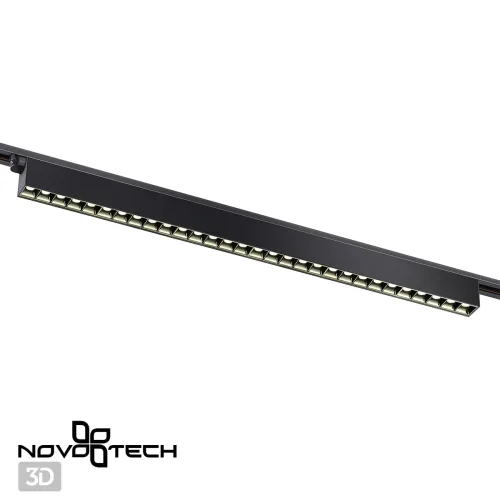 Трековый светильник однофазный Iter 358835 Novotech чёрный для шинопроводов серии Iter фото 4