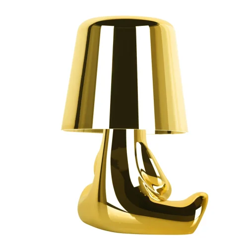 Настольная лампа LED Brothers 10233-E Gold LOFT IT золотая 1 лампа, основание золотое металл в стиле модерн животные фото 5