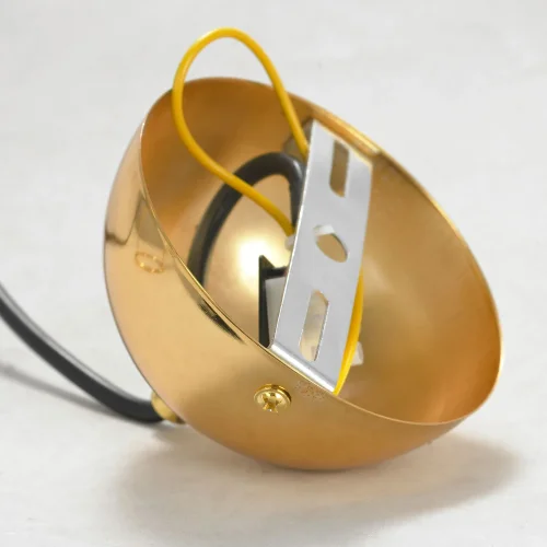 Светильник подвесной Boone LSP-8425 Lussole золотой без плафона 1 лампа, основание золотое в стиле лофт  фото 5