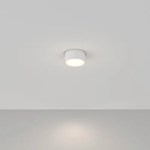 Светильник накладной LED Zon C032CL-L12W4K Maytoni белый на 1 лампу, основание белое в стиле современный круглый фото 2