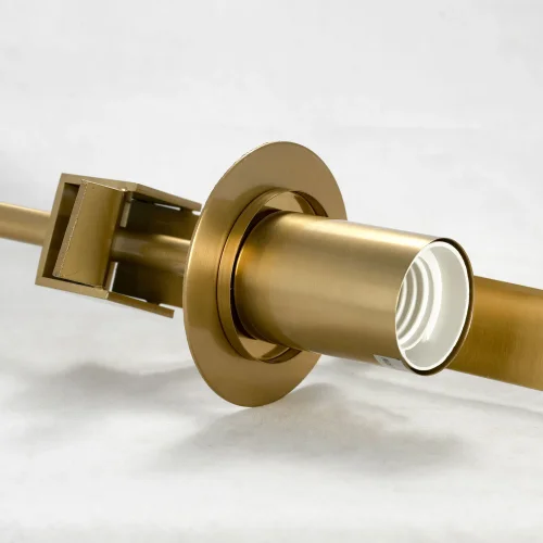 Бра LSP-8472 Lussole прозрачный на 1 лампа, основание золотое медь в стиле современный  фото 2
