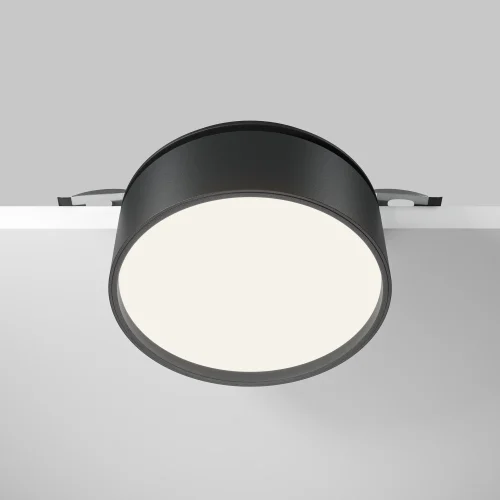 Светильник точечный LED Onda DL024-18W4K-B Maytoni чёрный 1 лампа, основание чёрное в стиле современный хай-тек круглый фото 5