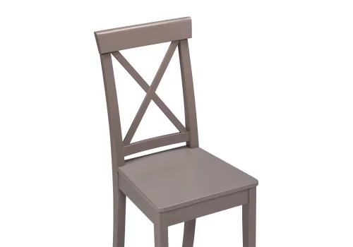 Деревянный стул Эйнор капучино 554121 Woodville, /, ножки/массив березы дерево/капучино, размеры - ****400*500 фото 5