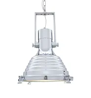 Светильник подвесной лофт Botti LDP 708 CHR Lumina Deco хром на 1 лампу, основание хром в стиле лофт 