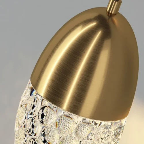 Настенный светильник GRAPE WALL Brass 212042-23 ImperiumLoft прозрачный на 1 лампа, основание латунь в стиле современный  фото 12