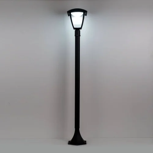 Парковый светильник LED CLU04B Citilux уличный IP54 чёрный 1 лампа, плафон прозрачный в стиле современный LED фото 2