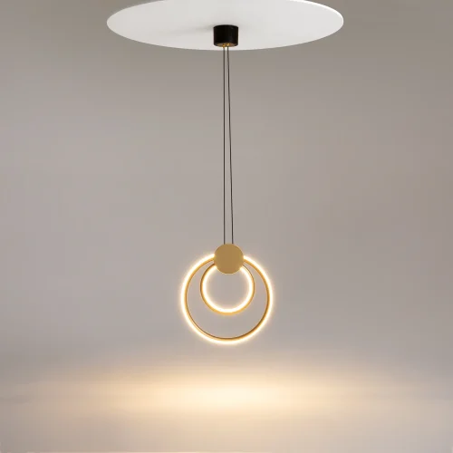 Светильник подвесной LED Link MOD357PL-L14BS3K Maytoni латунь на 1 лампу, основание латунь в стиле современный минимализм арт-деко фото 8