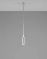 Светильник подвесной LED Rin V10900-PL Moderli белый 1 лампа, основание белое в стиле современный трубочки