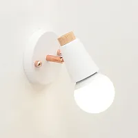 Настенный светильник ROTARY WALL Белый 185373-26 ImperiumLoft белый 1 лампа, основание белое в стиле современный 