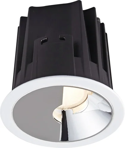 Светильник точечный LED Halv 4428-1C Favourite белый на 1 лампу, основание белое в стиле хай-тек современный 