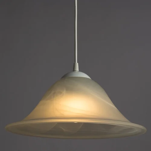Светильник подвесной Cucina A6430SP-1WH Arte Lamp белый на 1 лампу, основание белое в стиле современный фото 2